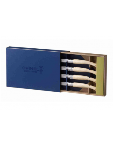 Coffret Opinel Table Chic 4 couteaux Frêne