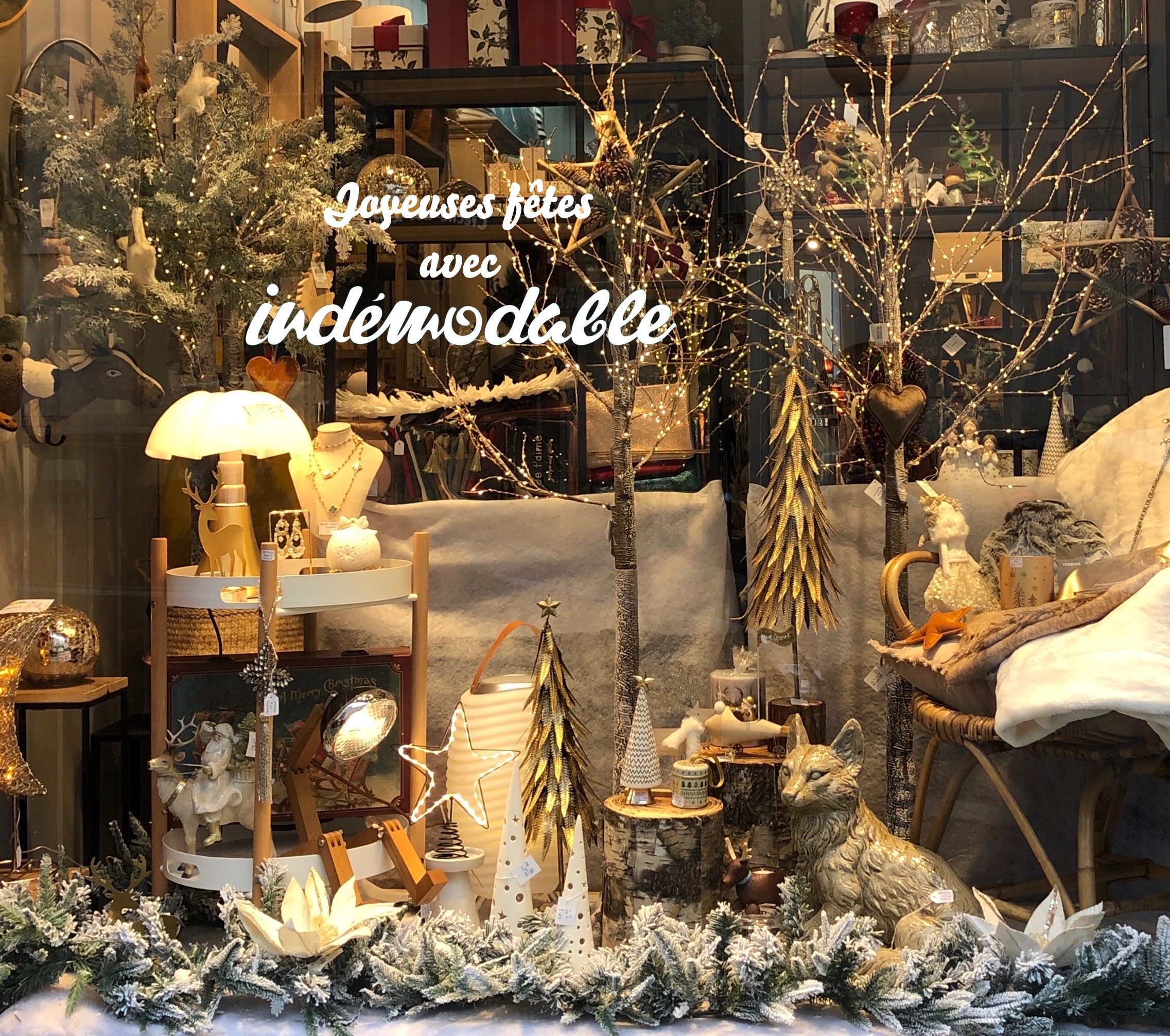 Joyeuses fêtes avec Indémodable